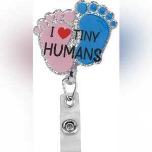 Cute Footprint Badge Reel